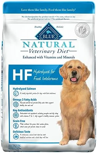 Blue Buffalo Natural Veterinary Diet HF Hydrolyzed For Food Intolerance Dry Dog Food, Salmon 6-lb Bag 5 Blue Buffalo Natural Veterinary Diet HF Hydrolyzed For Food Intolerance Dry Dog Food, Salmon 6-lb Bag - Image 5