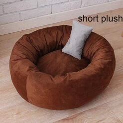 Shaggy Fur Donut Dog Bed Warm Plush Princess Cat House Kennel Bed Hamster Washable Nest(No Pillow) -Dog Supplies Store 51UZaHmEk6L. AC