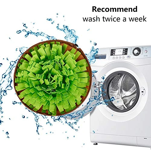 AWOOF Pet Snuffle Mat For Dogs, Interactive Feed Game For Boredom, Encourages Natural Foraging Skills For Cats Dogs Bowl Travel Use, Dog Treat Dispenser Indoor Outdoor Stress Relief 5 AWOOF Pet Snuffle Mat For Dogs, Interactive Feed Game For Boredom, Encourages Natural Foraging Skills For Cats Dogs Bowl Travel Use, Dog Treat Dispenser Indoor Outdoor Stress Relief - Image 5