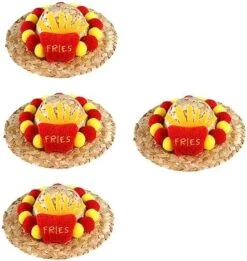 PATKAW 5pcs Cat Dog Straw Hat Mexican Outfit Mexico Hat Summer Outfits French Fry Costume Pet Headgear Cat Cap Decorative Dog Hat Pet Straw Hat Pet Costume Supplies To Weave Small Animals 13 PATKAW 5pcs Cat Dog Straw Hat Mexican Outfit Mexico Hat Summer Outfits French Fry Costume Pet Headgear Cat Cap Decorative Dog Hat Pet Straw Hat Pet Costume Supplies To Weave Small Animals -Dog Supplies Store 51W8YUagkyL. AC