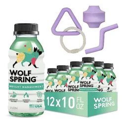 Wolf Spring Weight Management Food Topper And Toy Set: Optimal Wellness For Your Pup - Promote Weight Control, Mental Stimulation, And Active Play For A Healthy, Happy Dog!