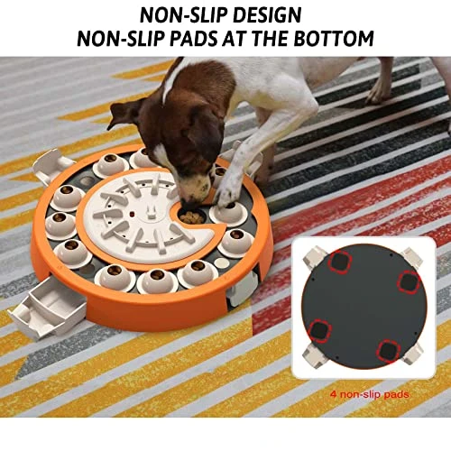 Large Dog Puzzle Toys, Dog Treat Feeding Toys Food Feeder Dispenser Level 3 2 1 Interactive Games For Large/Medium/Small Dogs Entertainment Toys 5 Large Dog Puzzle Toys, Dog Treat Feeding Toys Food Feeder Dispenser Level 3 2 1 Interactive Games For Large/Medium/Small Dogs Entertainment Toys - Image 5