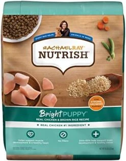 Rachael Ray Nutrish Bright Puppy Premium Natural Dry Dog Food, Real Chicken & Brown Rice Recipe, 14 Pound Bag (Packaging May Vary) -Dog Supplies Store 51XR38bXALL. AC