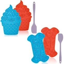 PatiencET Dog Licking Mat Ice Cream+ Bone