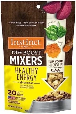 Instinct Freeze Dried Raw Boost Mixers Grain Free Gut Health All Natural Dog Food Topper, 5.5 Ounce (Pack Of 1) 20 Instinct Freeze Dried Raw Boost Mixers Grain Free Gut Health All Natural Dog Food Topper, 5.5 Ounce (Pack Of 1) -Dog Supplies Store 51YIf0gN5lL. AC