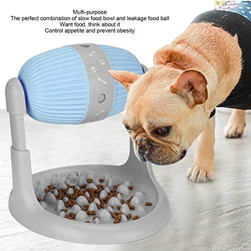 Pet Chewing Toy, Dog Training Leakage Food Toy TPR Ball Rolling Slow Feeder Food Bowl For Cat Dog(Blue) 5 Pet Chewing Toy, Dog Training Leakage Food Toy TPR Ball Rolling Slow Feeder Food Bowl For Cat Dog(Blue) - Image 5