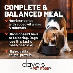 Dave's Pet Food Wet Dog Food (Liver & Beef), Made In USA Naturally Healthy Canned Dog Food, Added Vitamins & Minerals, Wheat & Gluten-Free, 13.2 Oz Cans (Case Of 12) 10 Dave's Pet Food Wet Dog Food (Liver & Beef), Made In USA Naturally Healthy Canned Dog Food, Added Vitamins & Minerals, Wheat & Gluten-Free, 13.2 Oz Cans (Case Of 12) -Dog Supplies Store 51YVMCubIpL