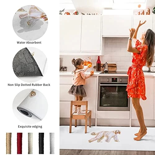 Durable Natural Rubber Door Mat Machine Washable Floor Carpets Cute Animal Lovely Puppy Domestic Pet Personalized Area Runners Non Slip Rugs For Kitchen Entry 4 Durable Natural Rubber Door Mat Machine Washable Floor Carpets Cute Animal Lovely Puppy Domestic Pet Personalized Area Runners Non Slip Rugs For Kitchen Entry - Image 4