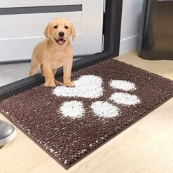 YUHFERA Fluffy Thick Chenille Mat For Entry - Indoor Rug With Textured Rubber Backing, Muddy Dog Comfy Soft Mats,Ultra Absorbent Premium Microfiber Doormat For Pet Food Mat, 24" X 36",Grey 15 YUHFERA Fluffy Thick Chenille Mat For Entry - Indoor Rug With Textured Rubber Backing, Muddy Dog Comfy Soft Mats,Ultra Absorbent Premium Microfiber Doormat For Pet Food Mat, 24" X 36",Grey -Dog Supplies Store 51YuijDxGrL. AC