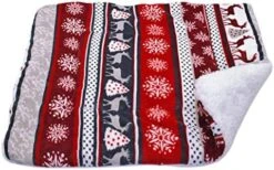 Kuntrona Warm Winter Dog Bed Mat Puppy Cat House Kennel Small Medium Large Dogs Beds Christmas Sleeping Blanket Chihuahua Snowflake Print Red M -Dog Supplies Store 51ZHCcSVC2L. AC 1