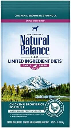 Natural Balance Limited Ingredient Diet Small-Breed Adult Dry Dog Food With Healthy Grains Protein Options Include Chicken Or Lamb 4 Pound (Pack Of 1) 20 Natural Balance Limited Ingredient Diet Small-Breed Adult Dry Dog Food With Healthy Grains Protein Options Include Chicken Or Lamb 4 Pound (Pack Of 1) -Dog Supplies Store 51Zs9ilfvTL. AC