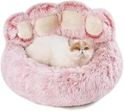 Jiupety Dog Bed With Standing Paws | Upgraded Soothing Paw Dog Bed | Cozy Comfy Small Dog Bed | Creative Dog Donut Bed With Bear Paws | Pink L Size 26”X26”X8” | Pet Paw Dog Bed For Small Dogs 18 Jiupety Dog Bed With Standing Paws | Upgraded Soothing Paw Dog Bed | Cozy Comfy Small Dog Bed | Creative Dog Donut Bed With Bear Paws | Pink L Size 26”X26”X8” | Pet Paw Dog Bed For Small Dogs -Dog Supplies Store 51aCsWS5DtL. AC