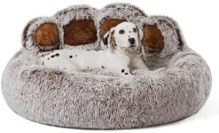 Jiupety Dog Bed With Standing Paws | Upgraded Soothing Paw Dog Bed | Cozy Comfy Small Dog Bed | Creative Dog Donut Bed With Bear Paws | Pink L Size 26”X26”X8” | Pet Paw Dog Bed For Small Dogs 17 Jiupety Dog Bed With Standing Paws | Upgraded Soothing Paw Dog Bed | Cozy Comfy Small Dog Bed | Creative Dog Donut Bed With Bear Paws | Pink L Size 26”X26”X8” | Pet Paw Dog Bed For Small Dogs -Dog Supplies Store 51aFd1adzTL. AC
