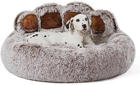 Jiupety Dog Bed With Standing Paws | Upgraded Soothing Paw Dog Bed | Cozy Comfy Small Dog Bed | Creative Dog Donut Bed With Bear Paws | Pink L Size 26”X26”X8” | Pet Paw Dog Bed For Small Dogs 8 Jiupety Dog Bed With Standing Paws | Upgraded Soothing Paw Dog Bed | Cozy Comfy Small Dog Bed | Creative Dog Donut Bed With Bear Paws | Pink L Size 26”X26”X8” | Pet Paw Dog Bed For Small Dogs - Image 8