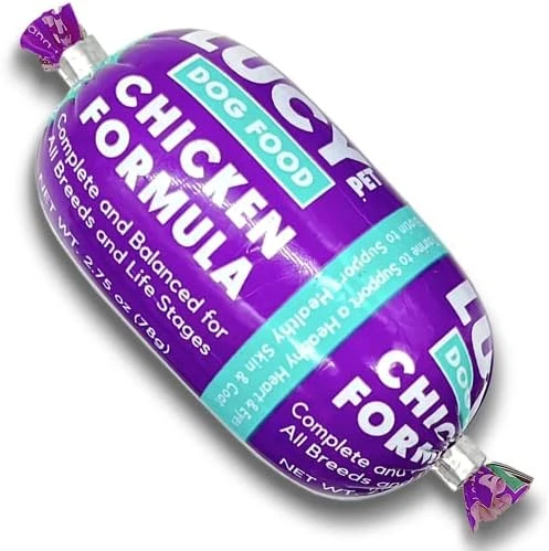 Lucy Pet Products Chicken Formula Dog Food Roll 2.5 Lb, Meaty, Semi-Moist Dog Food (100600074) 7 Lucy Pet Products Chicken Formula Dog Food Roll 2.5 Lb, Meaty, Semi-Moist Dog Food (100600074) - Image 7
