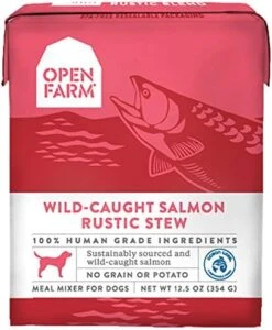 Open Farm Chicken & Salmon Rustic Stew Wet Dog Food, Grain-Free Meal Or Food Topper With Responsibly Sourced Meat And Superfoods Without Artificial Ingredients, Pack Of 12, 12.5 Oz Each 17 Open Farm Chicken & Salmon Rustic Stew Wet Dog Food, Grain-Free Meal Or Food Topper With Responsibly Sourced Meat And Superfoods Without Artificial Ingredients, Pack Of 12, 12.5 Oz Each -Dog Supplies Store 51buDy6lsAL. AC