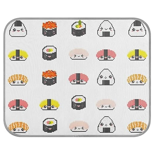 Washable Dog Cooling Mat Cute Japanese Food Summer Cats Sleeping Mat Sushi Dog Bed Mats 23.6 * 38.6inch Pet Ice Silk Sleep Kennel Pad Animal Sleep Bed For Home Outdoor Travel 1 Washable Dog Cooling Mat Cute Japanese Food Summer Cats Sleeping Mat Sushi Dog Bed Mats 23.6 * 38.6inch Pet Ice Silk Sleep Kennel Pad Animal Sleep Bed For Home Outdoor Travel