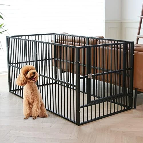 RYPetmia Dog Playpen|31.5" Height Dog Fence Heavy Duty Exercise Pen, 31"- 63" Inch Extendable, Safe And Sturdy, Easy Assemble, Easy To Assemble For Outdoor Indoor (Roof) 5 RYPetmia Dog Playpen|31.5" Height Dog Fence Heavy Duty Exercise Pen, 31"- 63" Inch Extendable, Safe And Sturdy, Easy Assemble, Easy To Assemble For Outdoor Indoor (Roof) - Image 5