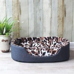 SENERY Winter Surface Soft Pet Beds Round Warm Puppy Cat Kennel House Comfortable Mat Large Dog Nest -Dog Supplies Store 51eNSWVC6cL