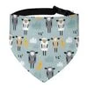 GENERIC Cute Sleeping Sheep Moon Clouds Dog Bandana,Dog Bandanas Triangle Bibs Scarf Accessories Minimal Head Cicumference