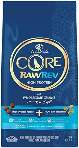 Wellness CORE RawRev Dry Small Dog Food With Wholesome Grains, Natural Ingredients, Made In USA With Real Freeze-Dried Meat (Adult, Small Breed, 4 Lbs) 12 Wellness CORE RawRev Dry Small Dog Food With Wholesome Grains, Natural Ingredients, Made In USA With Real Freeze-Dried Meat (Adult, Small Breed, 4 Lbs) - Image 12