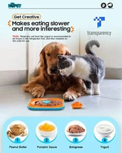 Lick Mats For Dogs, Dog Cage Training Licking Mat For Dogs, Multipurpose Lick Pads For Boredom And Reduce Dog Anxiety, Slow Feeding Pads For Dogs And Cats, Freezable, Slow Feeder Licking Plate -Dog Supplies Store 51gAU8rRYlL