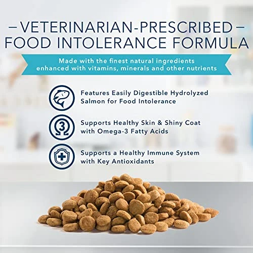 Blue Buffalo Natural Veterinary Diet HF Hydrolyzed For Food Intolerance Dry Dog Food, Salmon 6-lb Bag 2 Blue Buffalo Natural Veterinary Diet HF Hydrolyzed For Food Intolerance Dry Dog Food, Salmon 6-lb Bag - Image 2