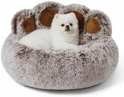 Jiupety Dog Bed With Standing Paws | Upgraded Soothing Paw Dog Bed | Cozy Comfy Small Dog Bed | Creative Dog Donut Bed With Bear Paws | Pink L Size 26”X26”X8” | Pet Paw Dog Bed For Small Dogs 15 Jiupety Dog Bed With Standing Paws | Upgraded Soothing Paw Dog Bed | Cozy Comfy Small Dog Bed | Creative Dog Donut Bed With Bear Paws | Pink L Size 26”X26”X8” | Pet Paw Dog Bed For Small Dogs -Dog Supplies Store 51h6b 85kfL. AC