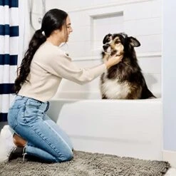 DogBuddy Dog Door Mat, Ultra Absorbent Dog Mat, Waterproof Dog Bowl Mat, Washable Rugs For Pets, Door Mats For Entry, Back Door, Mud Room, Garage, Floor, Puppy Supplies (Medium, Shadow) -Dog Supplies Store 51hK8pnRLsL