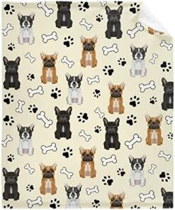 Personalized Dog Paws Blanket With Picture&Name For Pet Lover,Soft Fleece Flannel Blanket Pet Dog Lover Gift | Cat Lover Gift | Dog Mom |Cat Lady |Mother Gifts 60"x50" For Teens -Dog Supplies Store 51iGySHjScL. AC
