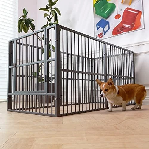 RYPetmia Dog Playpen|31.5" Height Dog Fence Heavy Duty Exercise Pen, 31"- 63" Inch Extendable, Safe And Sturdy, Easy Assemble, Easy To Assemble For Outdoor Indoor (Roof) 6 RYPetmia Dog Playpen|31.5" Height Dog Fence Heavy Duty Exercise Pen, 31"- 63" Inch Extendable, Safe And Sturdy, Easy Assemble, Easy To Assemble For Outdoor Indoor (Roof) - Image 6