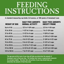 Annamaet Grain-Free Lean Reduced Fat Formula Dry Dog Food, (Chicken & Duck), 25-lb Bag 12 Annamaet Grain-Free Lean Reduced Fat Formula Dry Dog Food, (Chicken & Duck), 25-lb Bag -Dog Supplies Store 51jVPqNCq1L