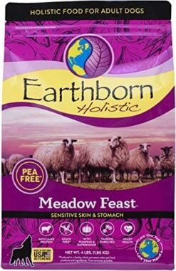 Earthborn Holistic Meadow Feast Grain-Free Natural Dry Dog Food, 25 Lb -Dog Supplies Store 51jVrXuowqL. AC