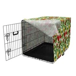 Lunarable Fruit Dog Crate Cover, Repetitive Pattern Of Pear And Apple Branches With Leaves Blooming Organic Foods, Easy To Use Pet Kennel Cover For Small Dogs Puppies Kittens, 48 Inch, Multicolor 14 Lunarable Fruit Dog Crate Cover, Repetitive Pattern Of Pear And Apple Branches With Leaves Blooming Organic Foods, Easy To Use Pet Kennel Cover For Small Dogs Puppies Kittens, 48 Inch, Multicolor -Dog Supplies Store 51jVwkAsxwL 1