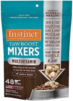Instinct Freeze Dried Raw Boost Mixers Grain Free Gut Health All Natural Dog Food Topper, 5.5 Ounce (Pack Of 1) 24 Instinct Freeze Dried Raw Boost Mixers Grain Free Gut Health All Natural Dog Food Topper, 5.5 Ounce (Pack Of 1) -Dog Supplies Store 51jh4qxF25L. AC