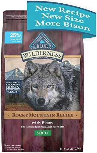 Blue Buffalo Wilderness Rocky Mountain Recipe High Protein Natural Adult Dry Dog Food, Red Meat With Grain 4.5 Lb Bag 12 Blue Buffalo Wilderness Rocky Mountain Recipe High Protein Natural Adult Dry Dog Food, Red Meat With Grain 4.5 Lb Bag - Image 12