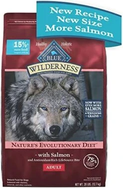 Blue Buffalo Wilderness High Protein Natural Adult Dry Dog Food Plus Wholesome Grains, Chicken 4.5 Lb Bag 24 Blue Buffalo Wilderness High Protein Natural Adult Dry Dog Food Plus Wholesome Grains, Chicken 4.5 Lb Bag -Dog Supplies Store 51k7Dpr60L. AC
