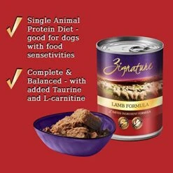 Zignature Lamb Canned Dog Food 13oz, Case Of 12