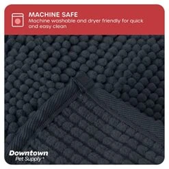 My Doggy Place Microfiber Dog Mat For Muddy Paws, 18" X 24" Charcoal - Absorbent And Quick-Drying Dog Paw Cleaning Mat, Washer And Dryer Safe - Non-Slip Rubber Backed Dog Floor Mat, Small -Dog Supplies Store 51kjw3fTySL