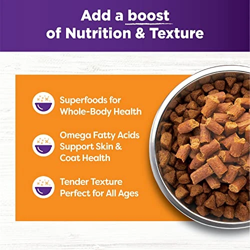 Wellness Tender Toppers (Previously Bowl Boosters), Grain-Free Natural Dog Food Toppers Or Mixers, Made With Real Meat (Turkey & Chicken, 2-Pound Bag) 5 Wellness Tender Toppers (Previously Bowl Boosters), Grain-Free Natural Dog Food Toppers Or Mixers, Made With Real Meat (Turkey & Chicken, 2-Pound Bag) - Image 5