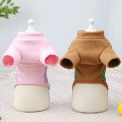 Fleece Warm Dog Hoodies Sweatshirt Winter Soft Cat Clothing Pullover Hoody Coat For Small Dogs Pet Costume Shirt A3 L -Dog Supplies Store 51l8hdOWyrL