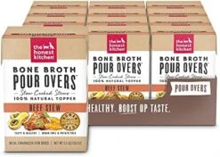 The Honest Kitchen Bone Broth POUR OVERS™ Wet Toppers For Dogs(Chicken Strew) 5.5 Oz (Pack Of 12) 12 The Honest Kitchen Bone Broth POUR OVERS™ Wet Toppers For Dogs(Chicken Strew) 5.5 Oz (Pack Of 12) -Dog Supplies Store 51lFUs1LrjL. AC