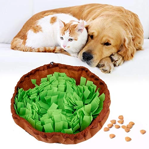 Bicaquu Dog Sniff Mat, Souptoys Training Playing Pet Morder Toy, For Cat Dog Stress Release Feeding Dog Food(Green) 1 Bicaquu Dog Sniff Mat, Souptoys Training Playing Pet Morder Toy, For Cat Dog Stress Release Feeding Dog Food(Green)