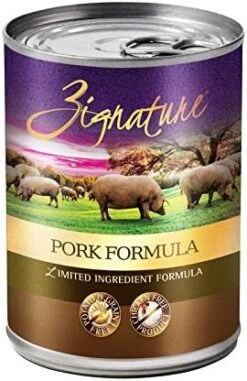 Zignature Trout & Salmon Formula Wet Dog Food 13oz, Case Of 12 -Dog Supplies Store 51m0EdXv2PL. AC