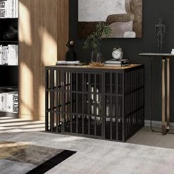 Heavy Duty Dog Crate Dog Cage, 38" Metal Dog Kennel For Medium Small Dogs With Removable Top And Two Trays, Easy To Assemble 9 Heavy Duty Dog Crate Dog Cage, 38" Metal Dog Kennel For Medium Small Dogs With Removable Top And Two Trays, Easy To Assemble -Dog Supplies Store 51mqQtSBuUL