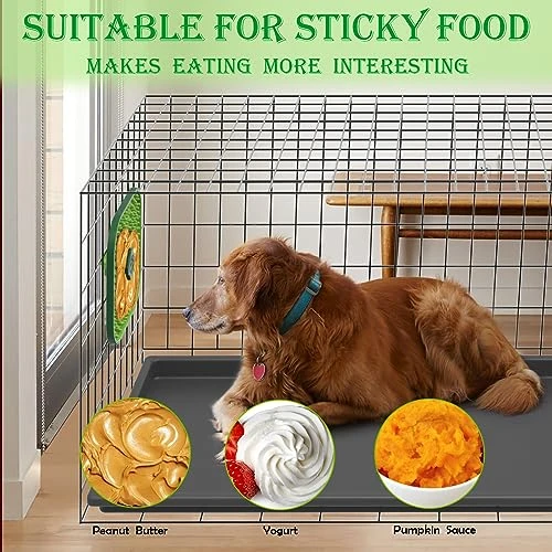 Licking Mat For Crate, Dog Puppy Lick Pad For Cage, Kennel Slow Feeder With Peanut Butter, Yogurt 3 Licking Mat For Crate, Dog Puppy Lick Pad For Cage, Kennel Slow Feeder With Peanut Butter, Yogurt - Image 3