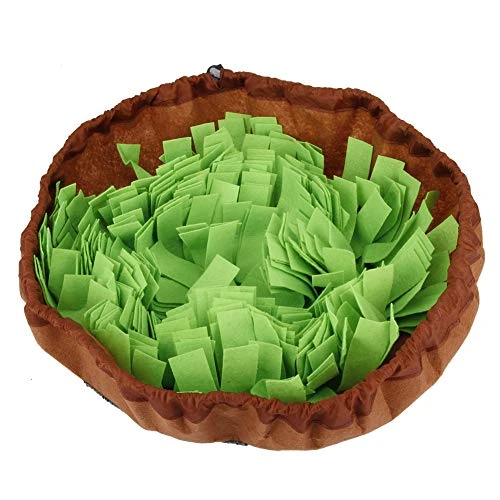 Bicaquu Dog Sniff Mat, Souptoys Training Playing Pet Morder Toy, For Cat Dog Stress Release Feeding Dog Food(Green) 2 Bicaquu Dog Sniff Mat, Souptoys Training Playing Pet Morder Toy, For Cat Dog Stress Release Feeding Dog Food(Green) - Image 2