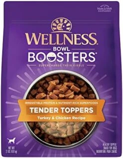 Wellness Tender Toppers (Previously Bowl Boosters), Grain-Free Natural Dog Food Toppers Or Mixers, Made With Real Meat (Turkey & Chicken, 2-Pound Bag) 24 Wellness Tender Toppers (Previously Bowl Boosters), Grain-Free Natural Dog Food Toppers Or Mixers, Made With Real Meat (Turkey & Chicken, 2-Pound Bag) -Dog Supplies Store 51nX4gm1G8L. AC