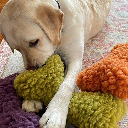 HuggleHounds Fleece Dog Toys For Aggressive Chewers & Large Dogs - Squeaky Plush Dog Toy - Soft Yet Durable Stuffed Pet Toy - Puppy Toys For All Breeds | Hugglefleece Best Chew Toy, Large Bone 3-Pack 2 HuggleHounds Fleece Dog Toys For Aggressive Chewers & Large Dogs - Squeaky Plush Dog Toy - Soft Yet Durable Stuffed Pet Toy - Puppy Toys For All Breeds | Hugglefleece Best Chew Toy, Large Bone 3-Pack - Image 2