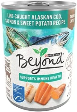 Purina Beyond Cod, Salmon And Sweet Potato Natural Ground Grain Free Wet Dog Food Pate - (12) 13 Oz. Cans 15 Purina Beyond Cod, Salmon And Sweet Potato Natural Ground Grain Free Wet Dog Food Pate - (12) 13 Oz. Cans -Dog Supplies Store 51pE8KJy4gL. AC